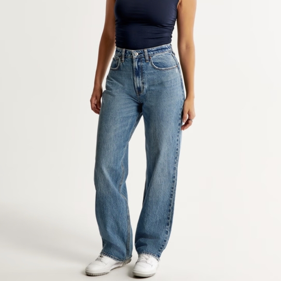 Ab & Fitch The Loose High Rise Curve Love - Picture 1 of 11